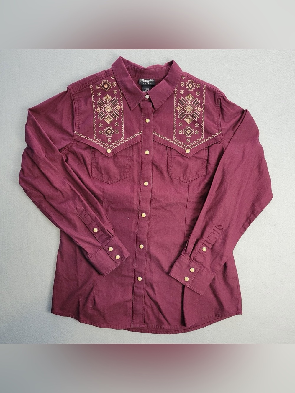 Wrangler Retro Shirt - Burgundy